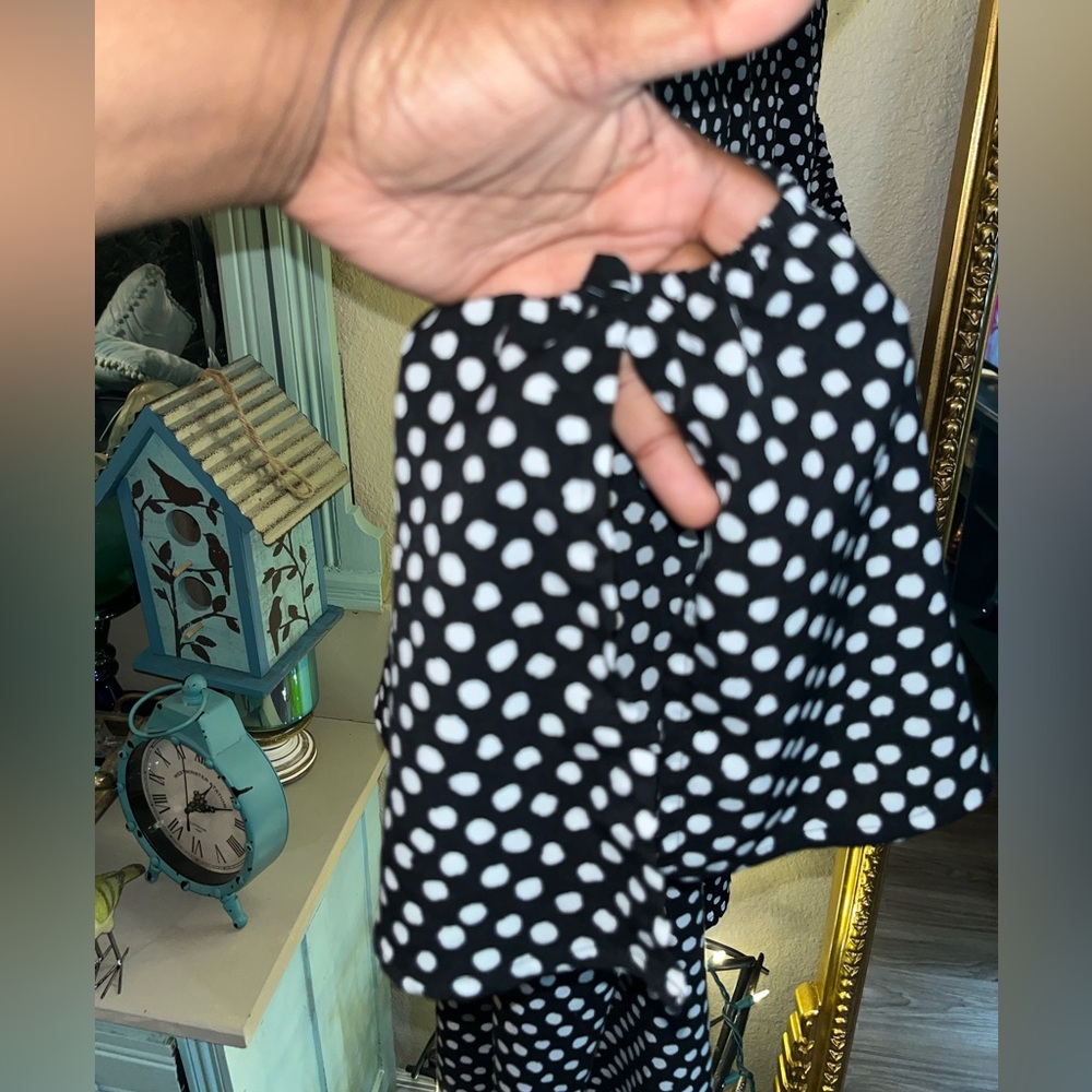 Lane Bryant Polka Dot Off-the Shoulder Top Sz 26 - Picture 11 of 11